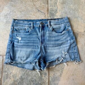 Blank NYC The‎ Essex Classic Cut-Off Blue Distressed Jean Shorts Revolve Size 29